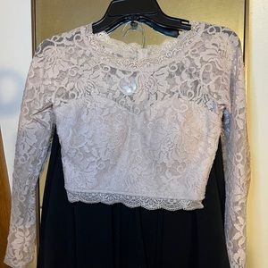 2 piece homecoming dress